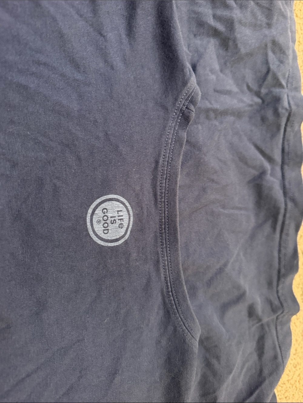 Life Is Good Navy Short Sleeve 'Happy Hour' Graphic Tee - Picture 3 of 3